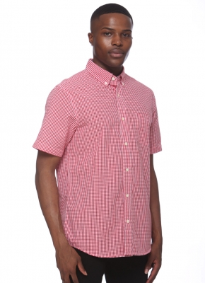 Elevani Mens SL.Sleeve Small Check Shirt