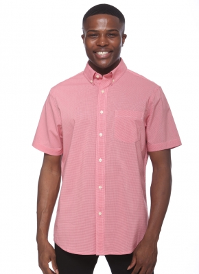 Elevani Mens SSleeve Poly Cotton Shirt